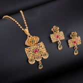Buy Antique Pendant Set For Girls & Women Online | Roodap