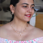 Buy Gunmetal Necklace For Girls & Women Online | Roodap