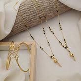 Buy Halo Necklace & Bangles Combo For Girls & Women Online | Roodap