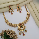 Buy Rajwada Short Necklace Set For Girls & Women Online | Roodap