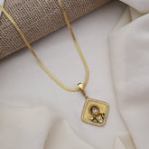 Buy Rustic Textured Men's Chain & Pendant Online | Roodap