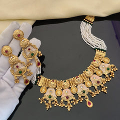 Carved Crystal Necklace