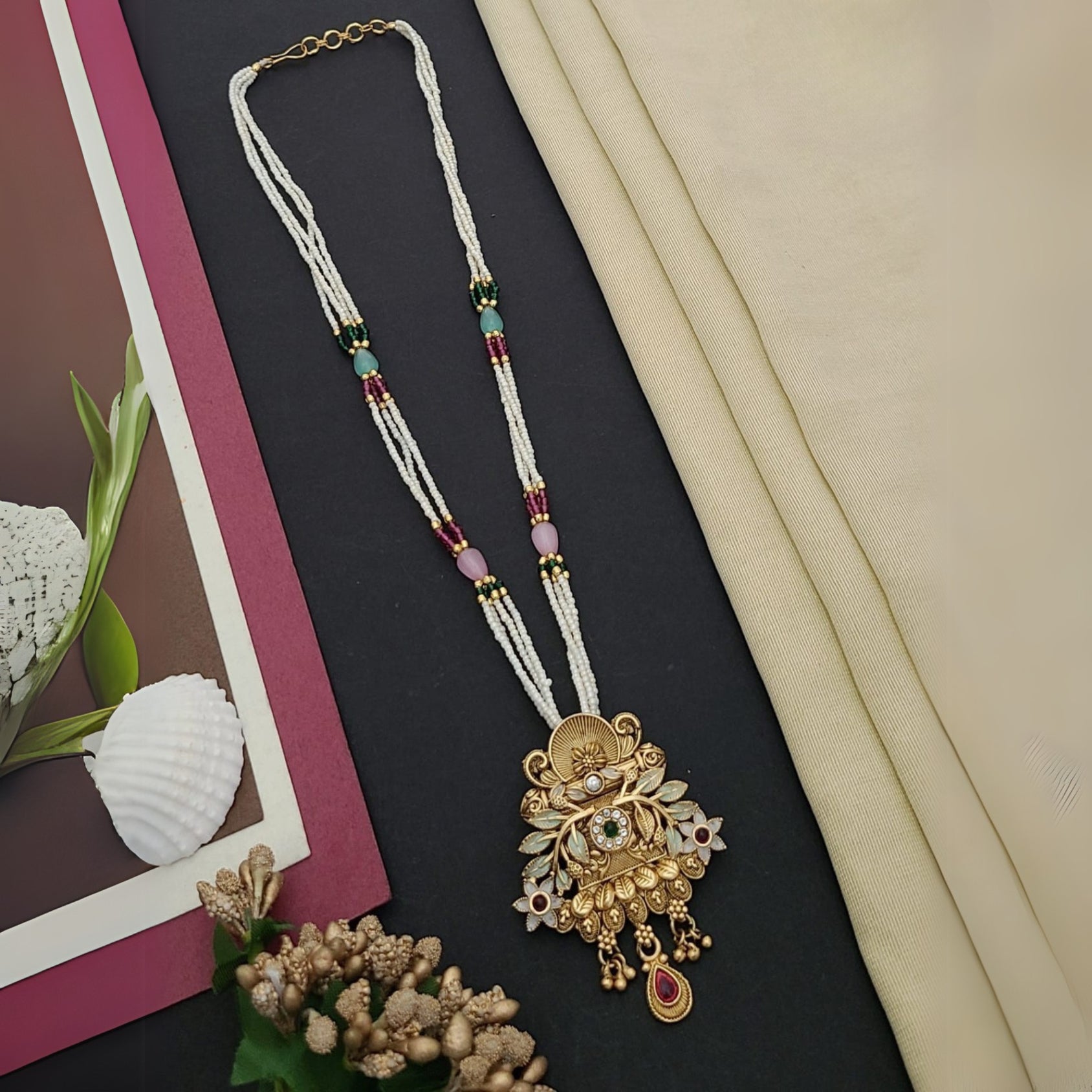 Buy Aurora Crystal Necklace For Women Online | Roodap