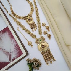 Buy Bevel Wedding Jewellery Set For Bridal & Women Online | Wedding Jewellery | Roodap