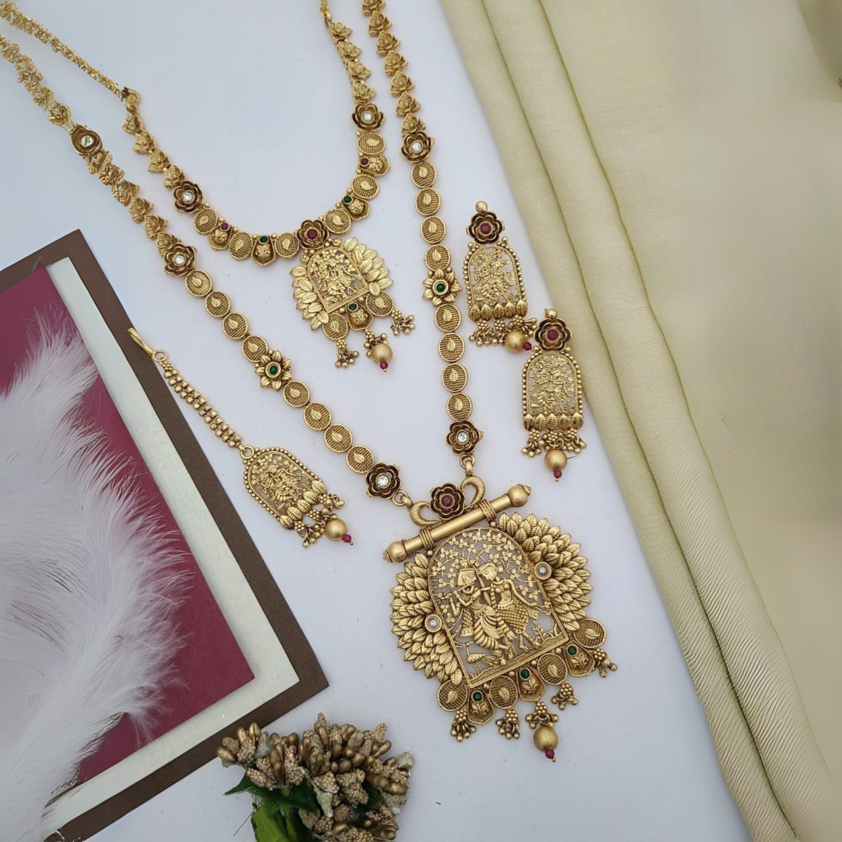 Buy Blossom Wedding Jewellery Set For Bridal & Women Online | Wedding Jewellery | Roodap