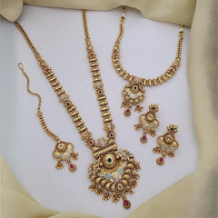 Buy Brushed Wedding Jewellery Set For Bridal & Women Online | Wedding Jewellery | Roodap