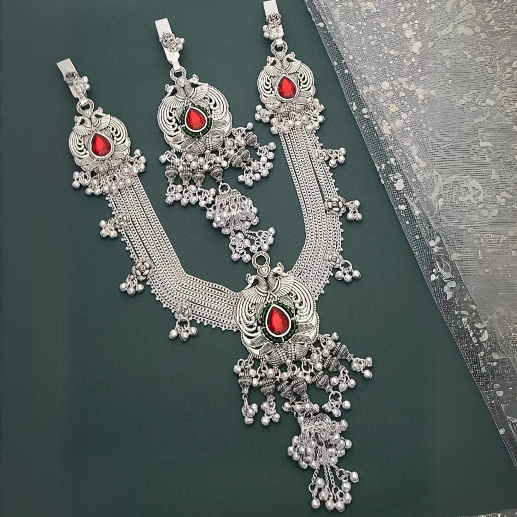 Buy Chic Silver Kandora Waist Belt Jewellery For Women Online | Roodap