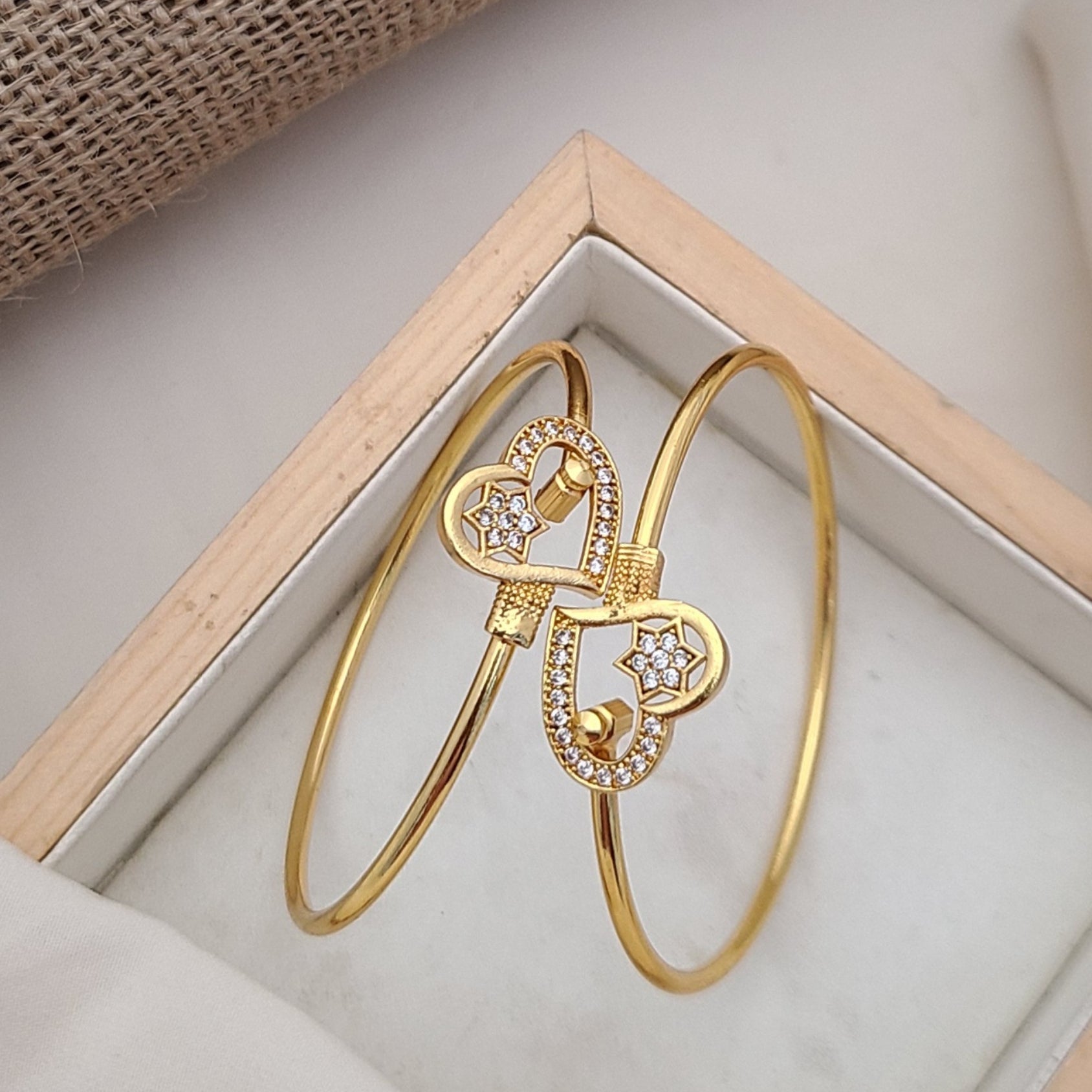 Buy Crater Necklace & Bangles Combo For Girls & Women Online | Roodap