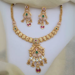 Buy Dot Short Necklace Set For Girls & Women Online | Roodap