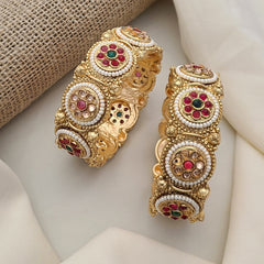 Buy Dual-tone Bangles Set For Women At Best Price | Roodap