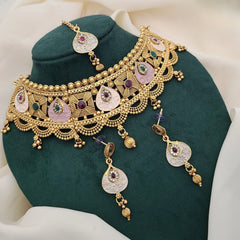 Buy Elation Chokar Necklace Set For Women Online | Roodap