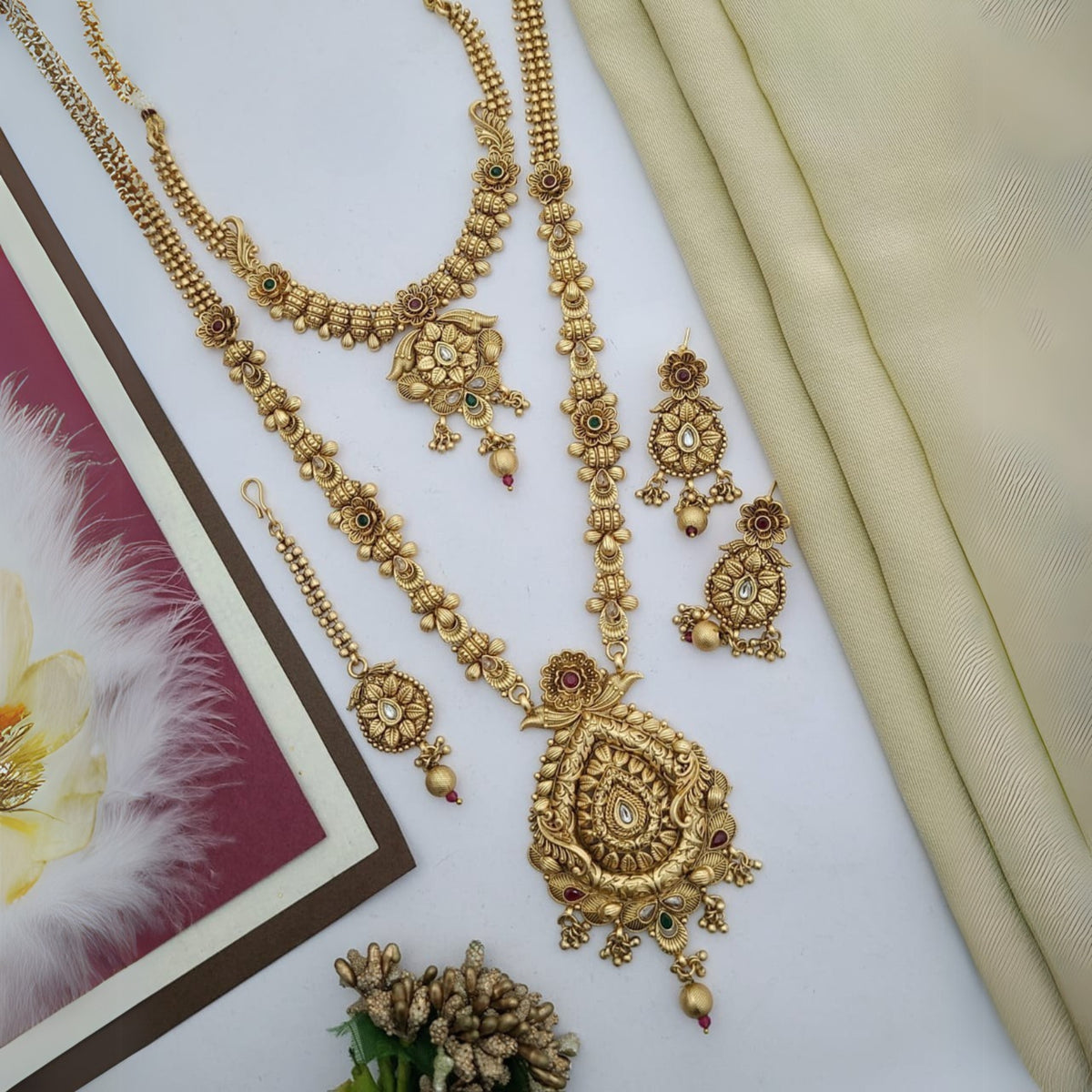Buy Elegant Wedding Jewellery Set For Bridal & Women Online | Wedding Jewellery | Roodap