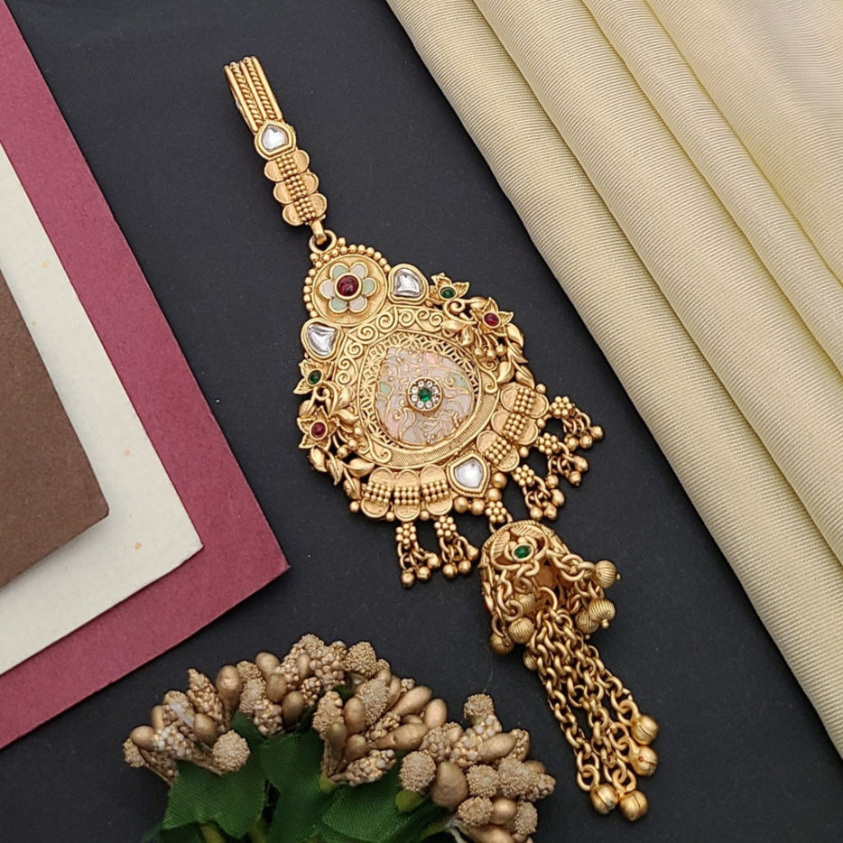 Buy Feather Gold Kandora Waist Belt Jewellery For Women | Roodap 