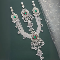 Buy Feminine Silver Kandora Waist Belt Jewellery For Women Online | Roodap