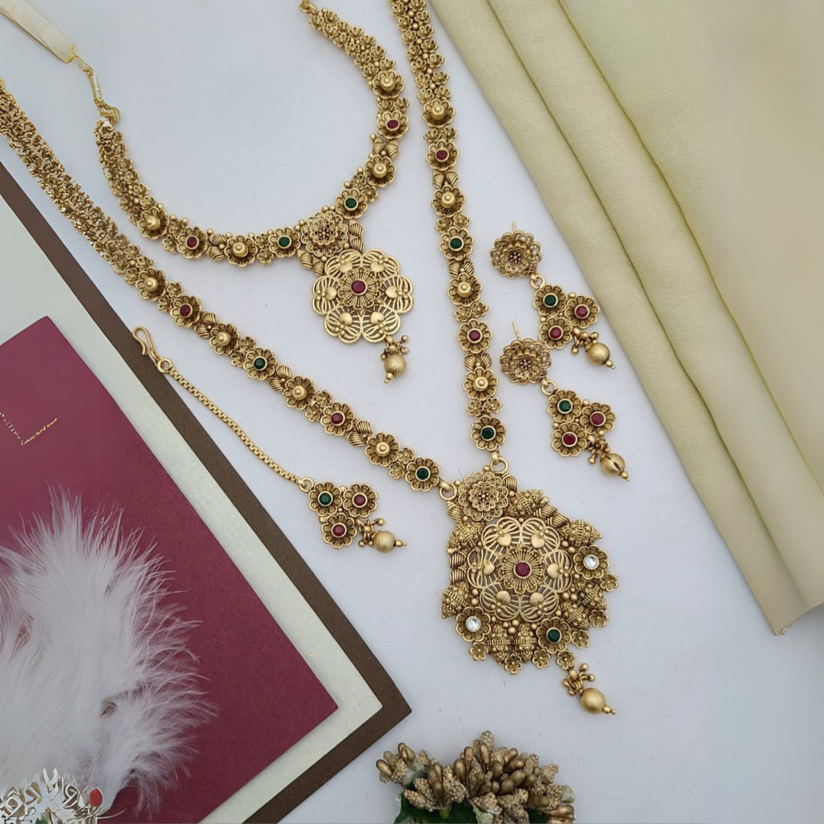 Buy Fluxa Wedding Jewellery Set For Bridal & Women Online | Wedding Jewellery | Roodap