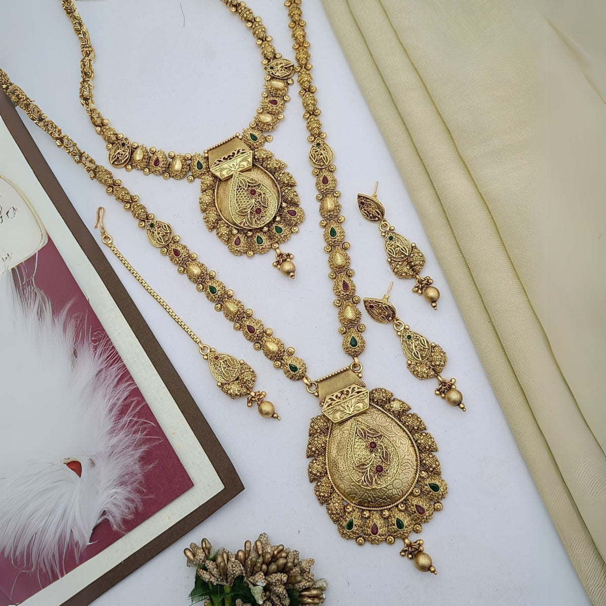Buy Glint Wedding Jewellery Set For Bridal & Women Online | Wedding Jewellery | Roodap