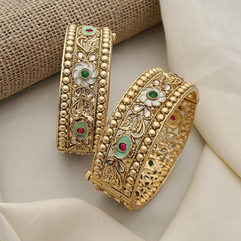 Buy Heritage Bangles Set For Women At Best Price | Roodap