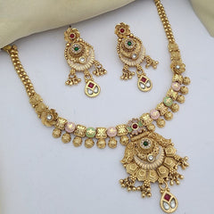 Buy Ink Short Necklace Set For Girls & Women Online | Roodap