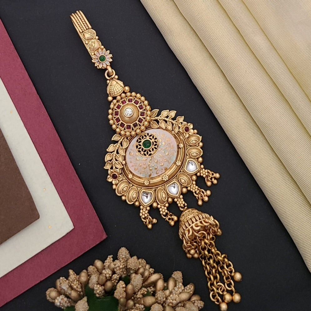 Buy Kundan Gold Kandora Waist Belt Jewellery For Women | Roodap 