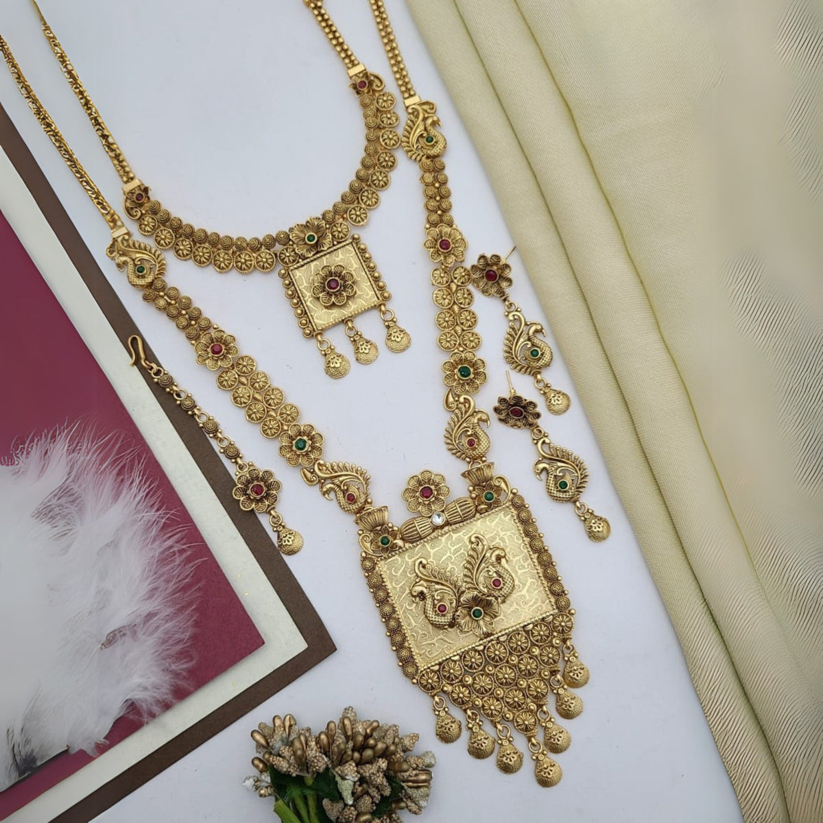 Buy Loop Wedding Jewellery Set For Bridal & Women Online | Wedding Jewellery | Roodap