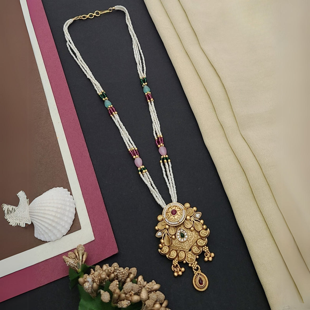 Buy Lumora Crystal Necklace For Women Online | Roodap