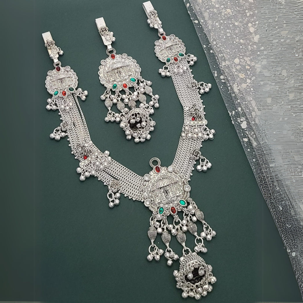 Buy Mirror Silver Kandora Waist Belt Jewellery For Women Online | Roodap
