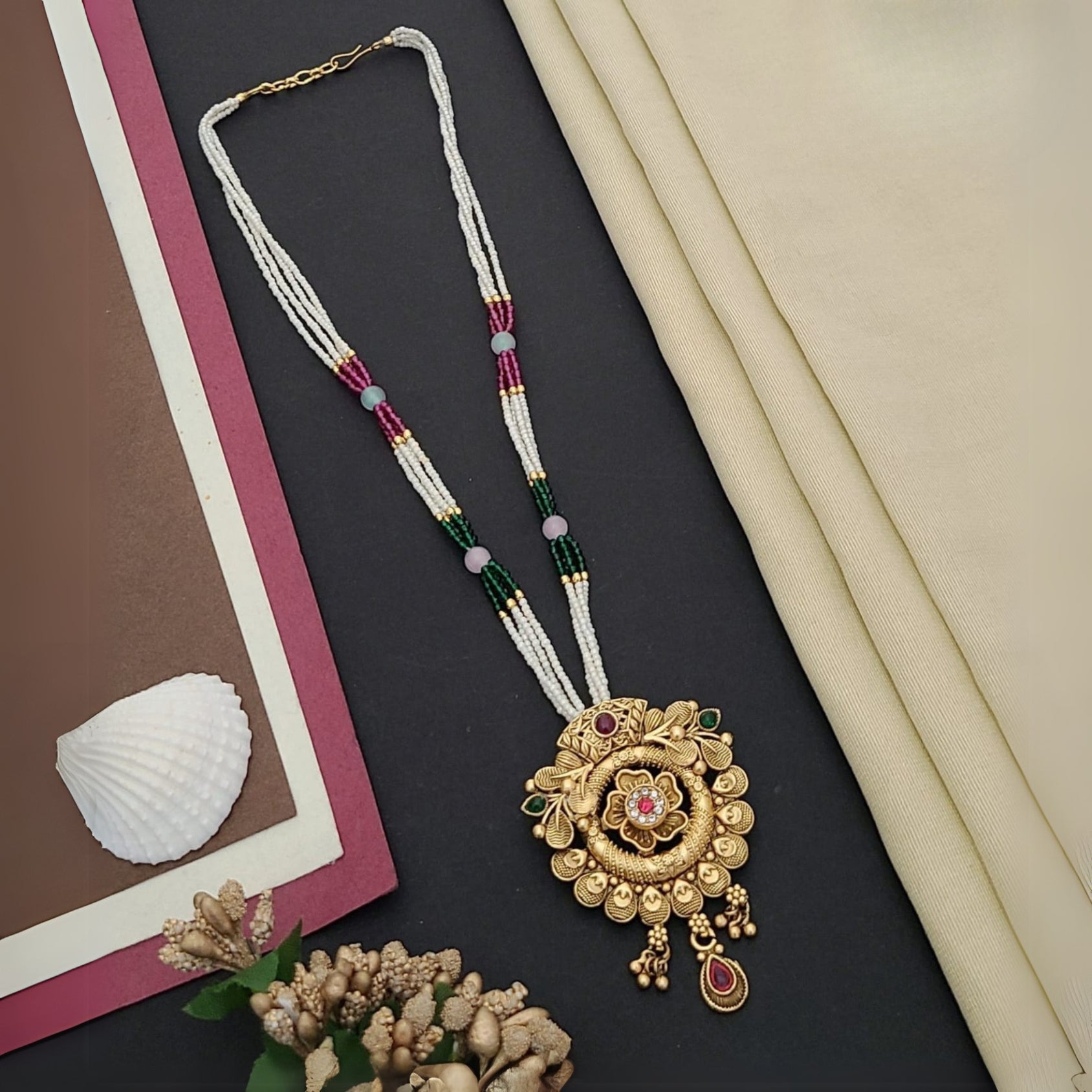 Buy Moonbeam Crystal Necklace For Women Online | Roodap