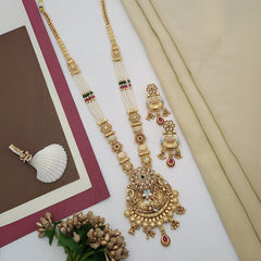 Buy Nazar Crystal Necklace Set For Women Online | Roodap