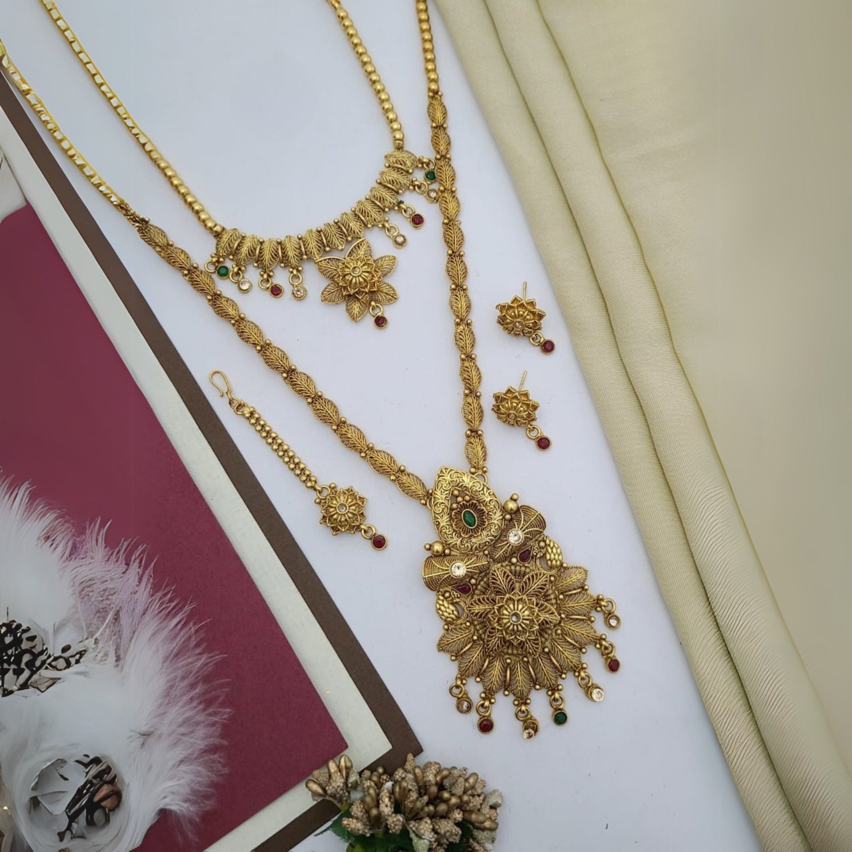 Buy Paisley Wedding Jewellery Set For Bridal & Women Online | Wedding Jewellery | Roodap