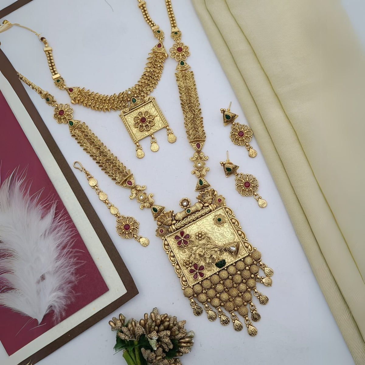 Buy Segment Wedding Jewellery Set For Bridal & Women Online | Wedding Jewellery | Roodap