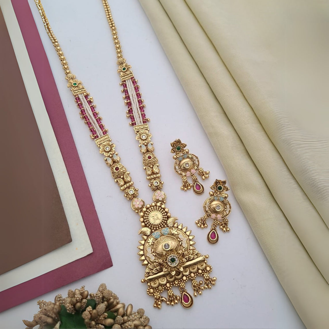 Buy Set4U Crystal Necklace Set For Women Online | Roodap