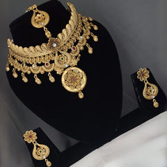 Buy Slant Chokar Necklace Set For Women Online | Roodap