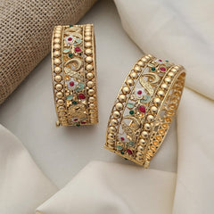 Buy Textured Bangles Set For Women At Best Price | Roodap