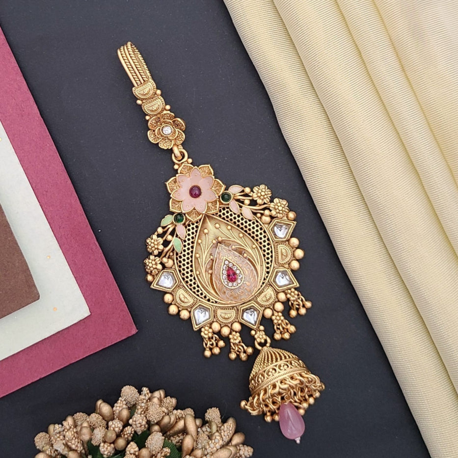 Buy Textured Gold Kandora Waist Belt Jewellery For Women | Roodap 