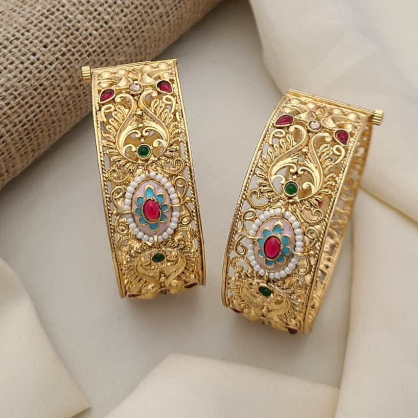 Buy Twist Bangles Set For Women At Best Price | Roodap