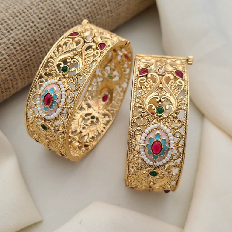 Buy Twist Bangles Set For Women At Best Price | Roodap