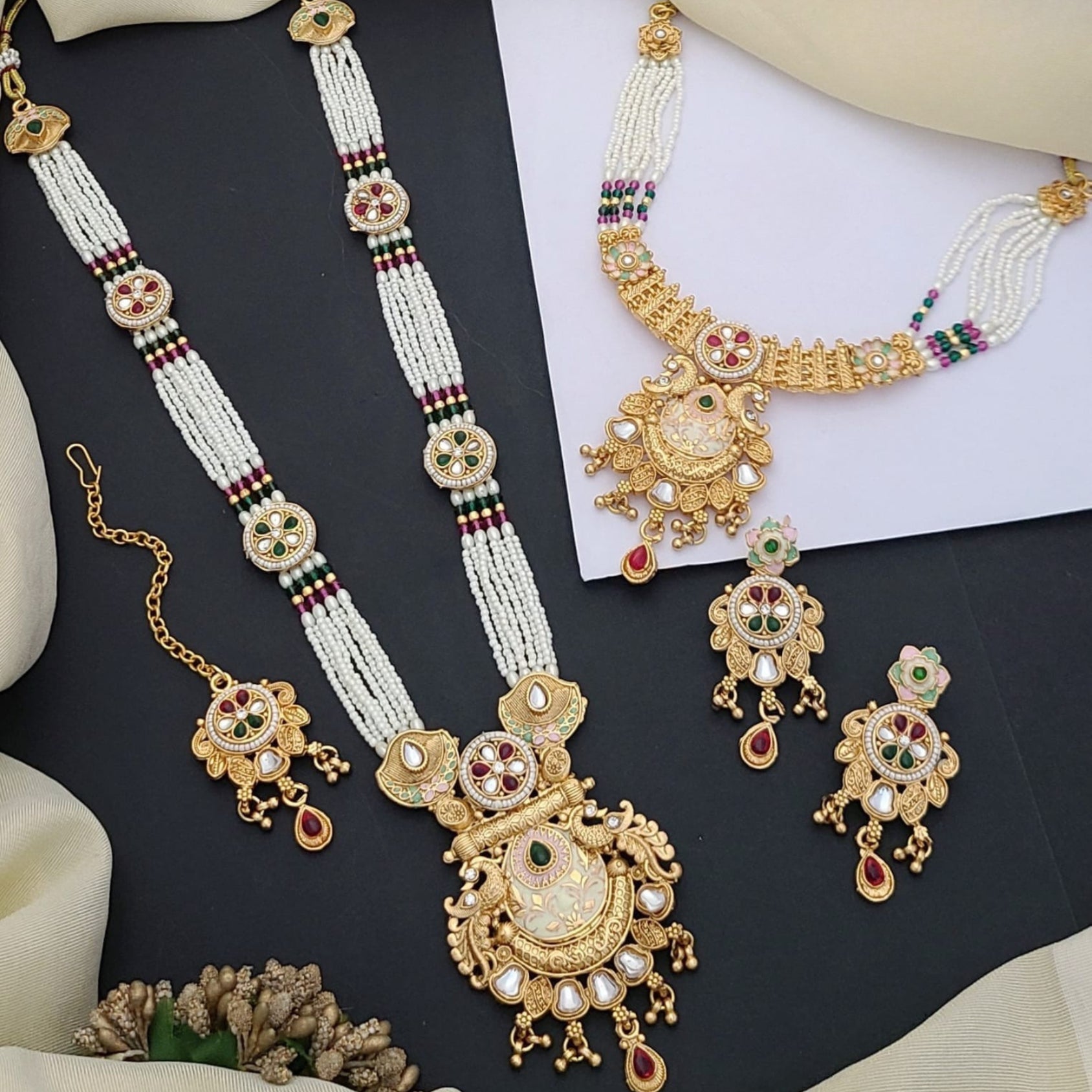 Buy Twist Wedding Jewellery Set For Bridal & Women Online | Wedding Jewellery | Roodap