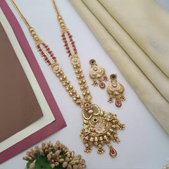Buy Vaani Crystal Necklace Set For Women Online | Roodap