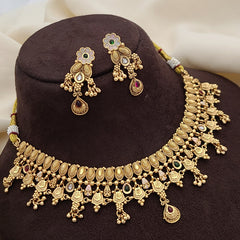 Buy Vintage Chokar Necklace Set For Women Online | Roodap