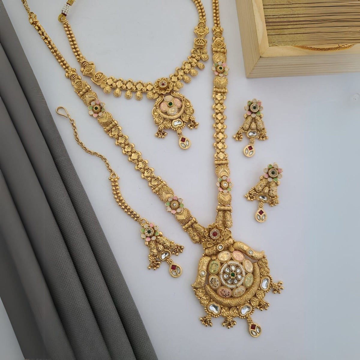 Buy Vintage Wedding Jewellery Set For Bridal & Women Online | Wedding Jewellery | Roodap