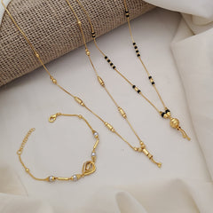 Buy Xeva Necklace & Bracelet Combo For Girls & Women Online | Roodap